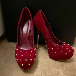 Burgundy Heels | Shoedazzle | Size 6.5